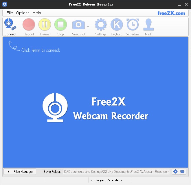 Video recording software for webcam